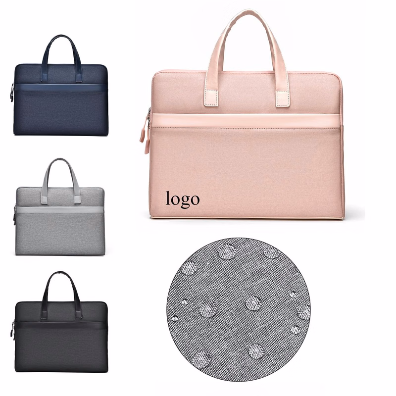 Contrast Trim Business Laptop Briefcase