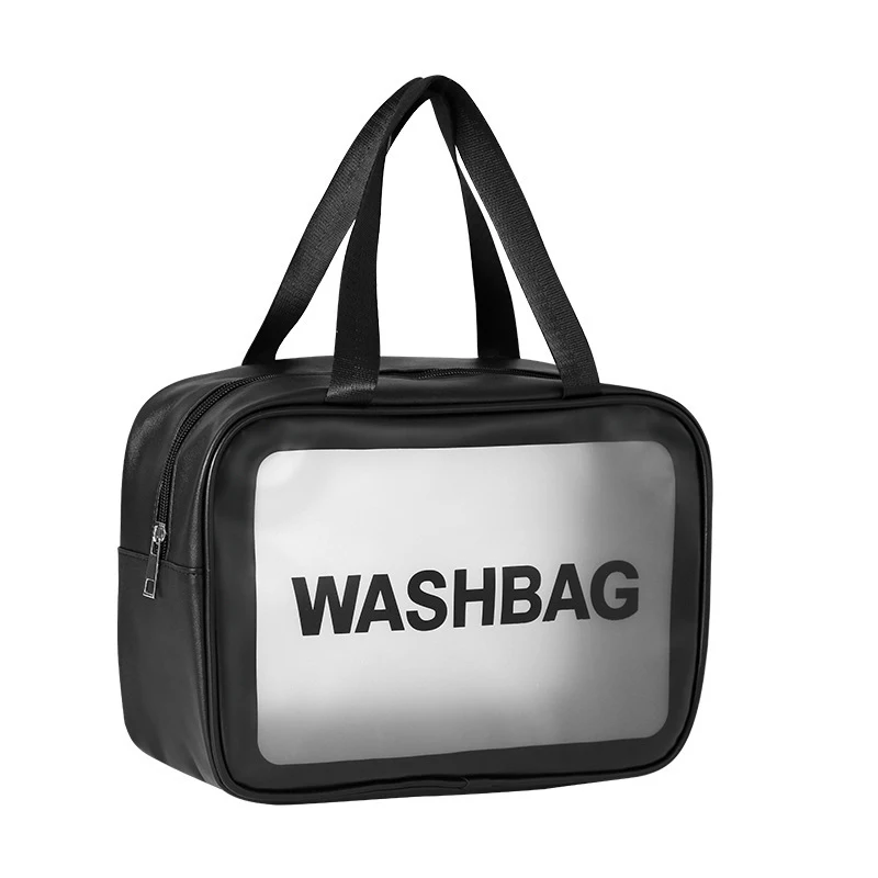 Beach bag with zipper is made of waterproof PVC 1