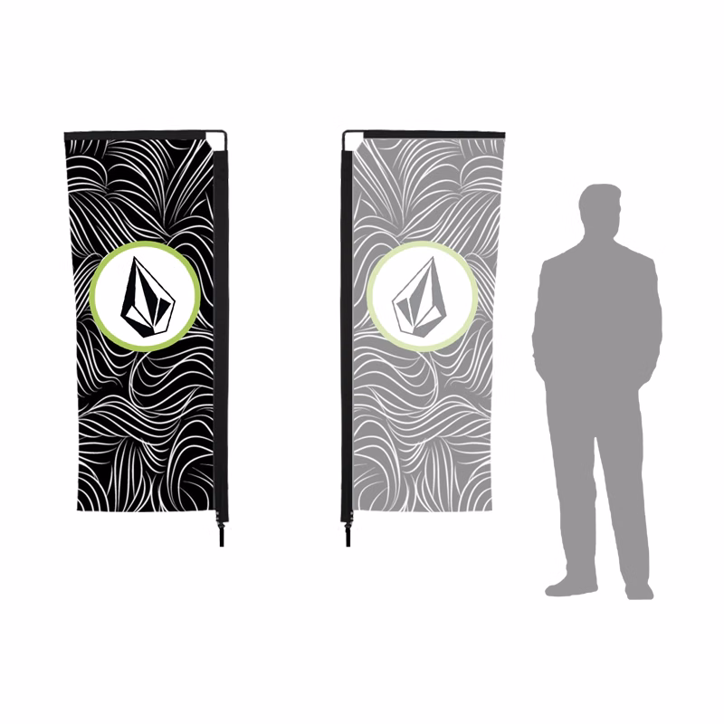 7ft Single Sided Banner Flag w/ Pole