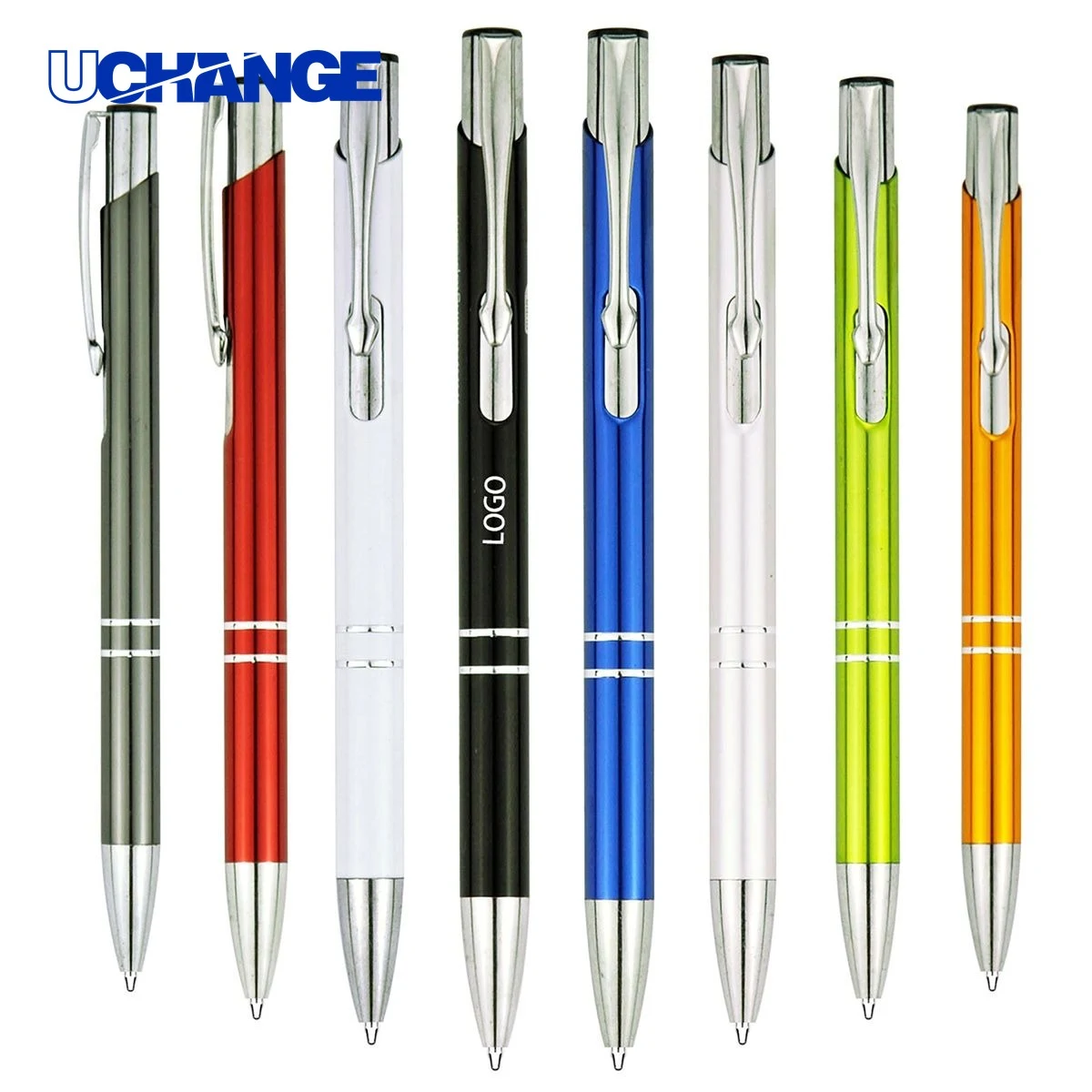 Aluminum Click Ballpoint Pen for Writing, custom pen with logo imprint 1