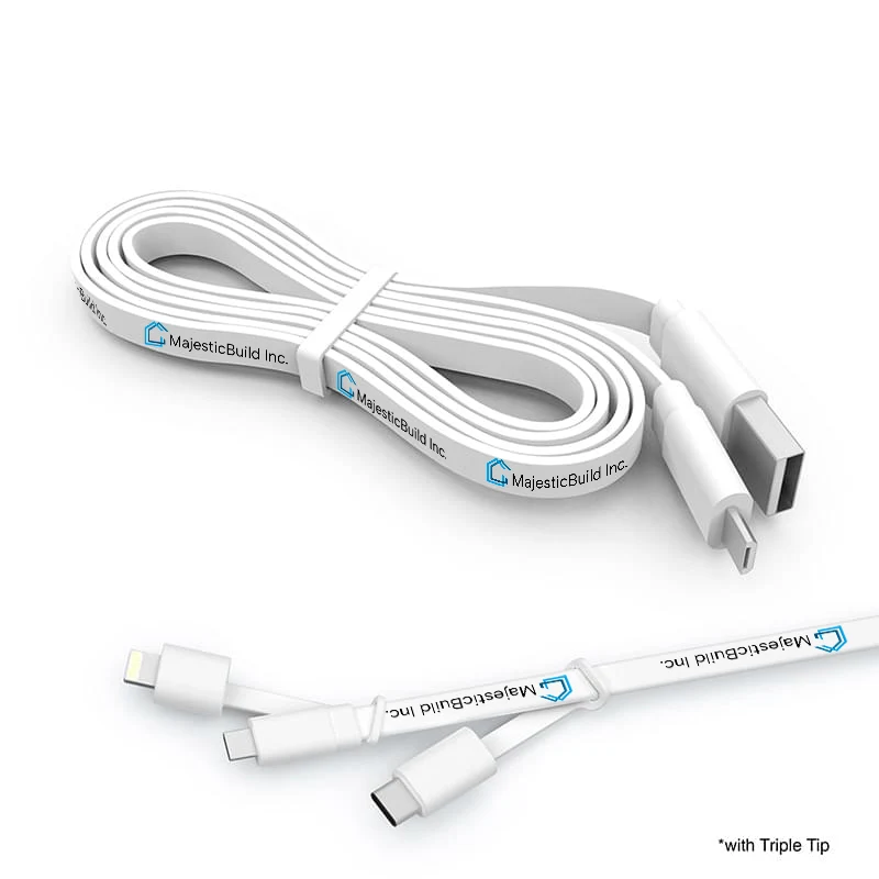 Branded Tri-Tipped 3 Foot Cord 1