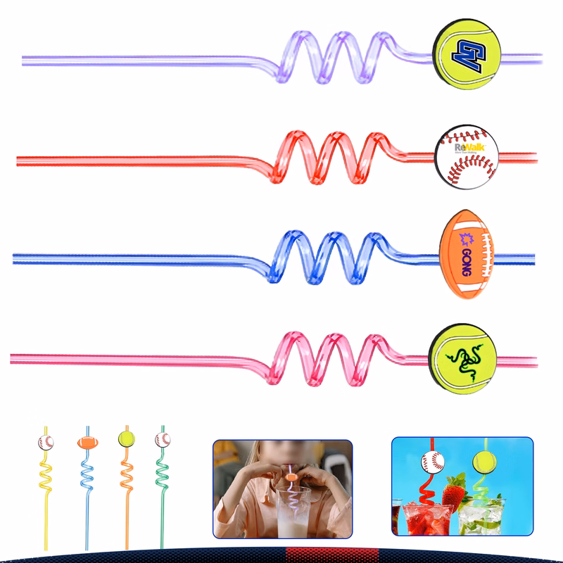 Sports Spiral Straw