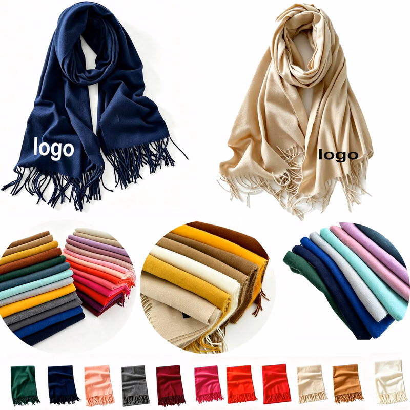 Imitation Cashmere Long Warm Shawl Scarf for Winter
