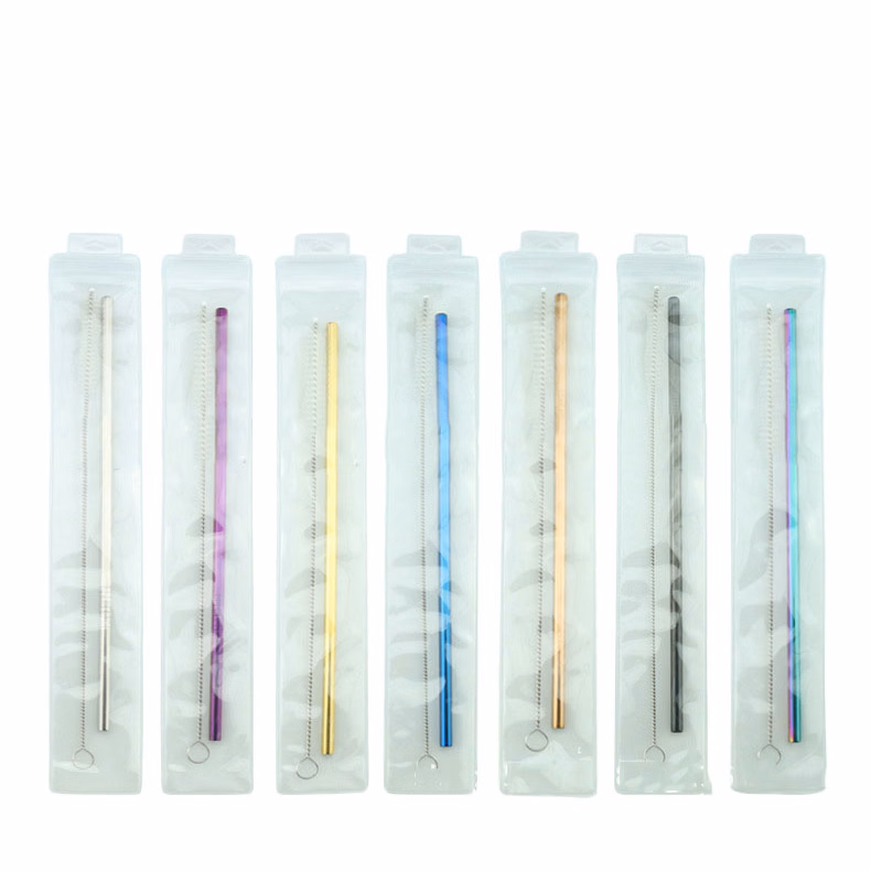 Stainless Steel Straw with Cleaner