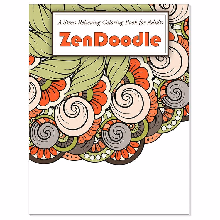 Adult Coloring Books - 24 Pages Zen