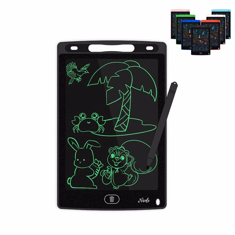 Plastic Colorful Drawing Tablet Writing Pad
