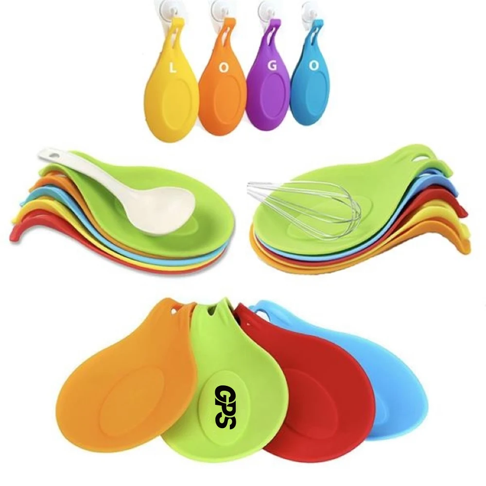 Shaped Silicone Kitchen Spoon Holder 1