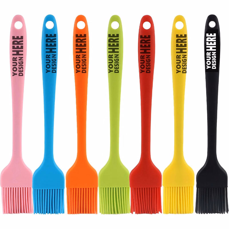 Heat Resistant Silicone Basting Brush With Hanging Loop