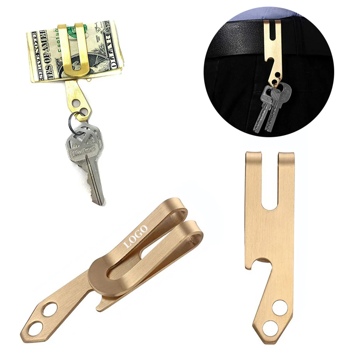 Money Clip with Keychain 1