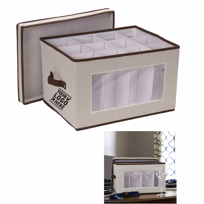Vision Storage Box with Lid and Handles