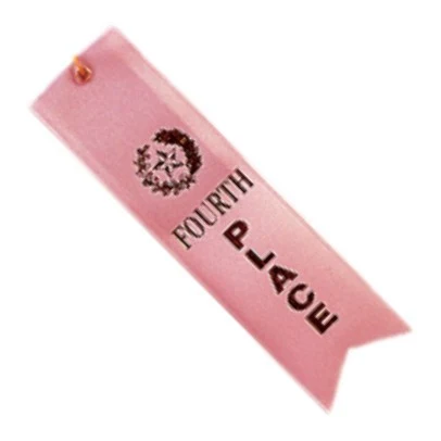Fourth Place Ribbon 2" x 8" 1