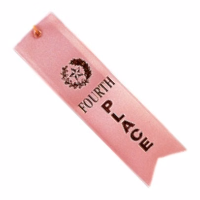 Fourth Place Ribbon 2" x 8"