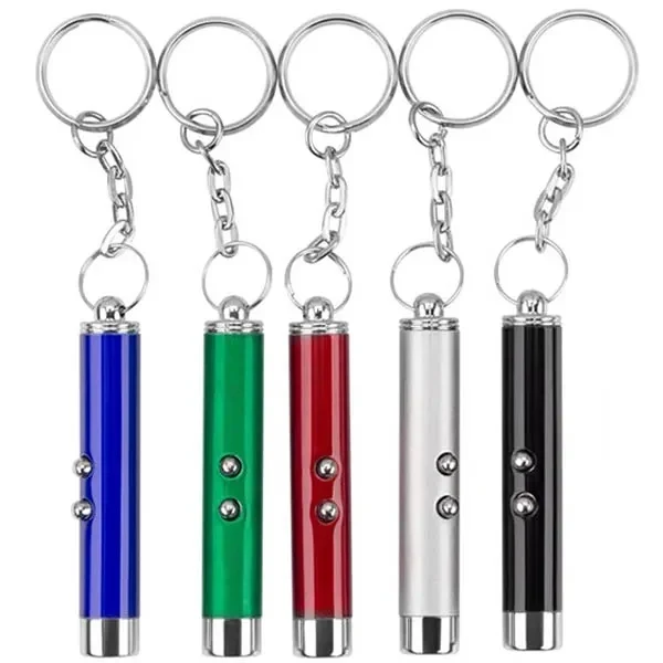 Pet Cat Dog Toys Laser Pointer Pen Mini Keychain 1