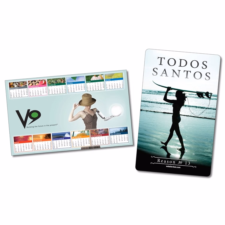 Laminated Plastic Card - 5.25x8.5 - 30 pt.