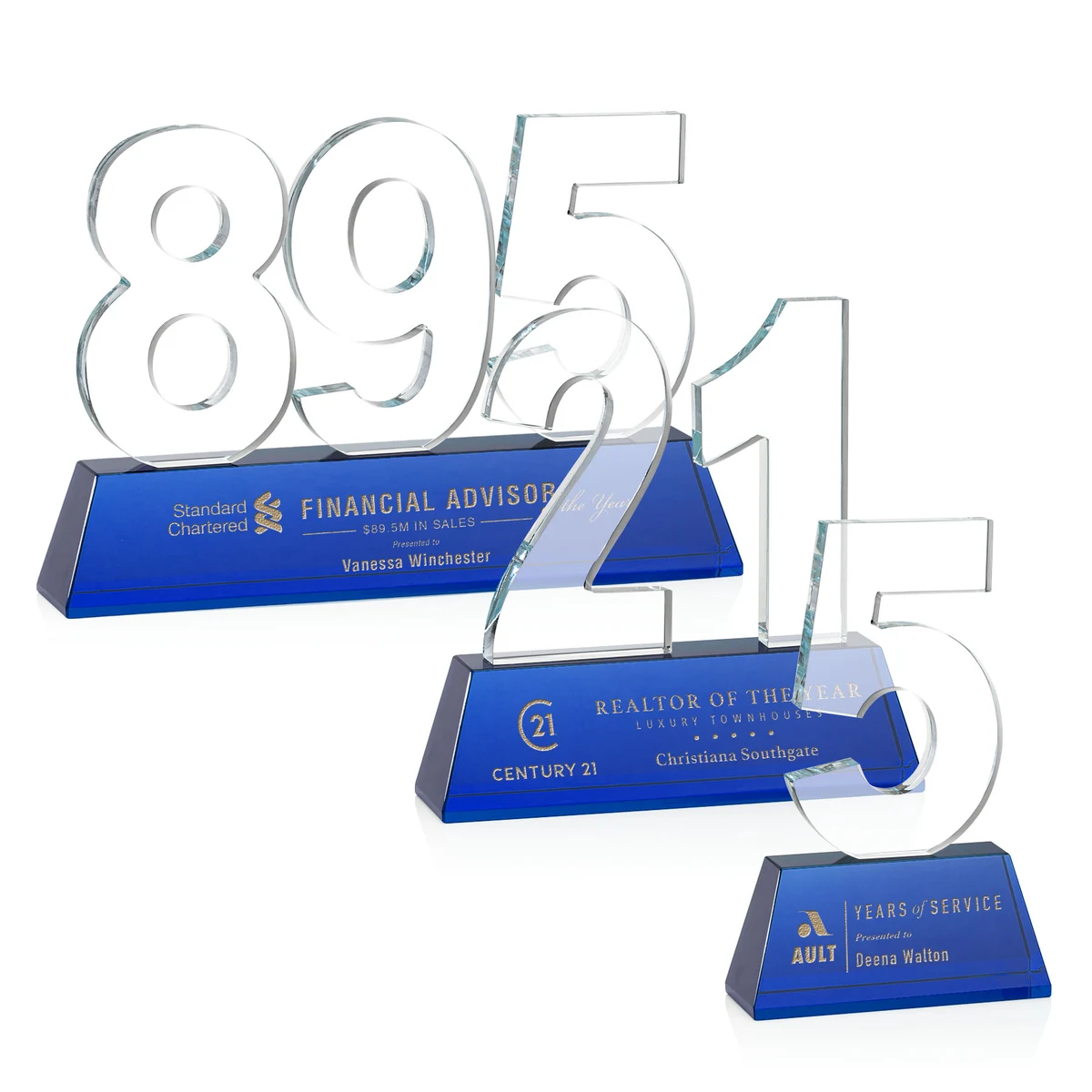 Milestone Optical Award - Blue 1
