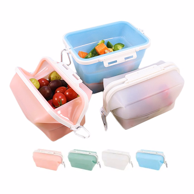 Silicone Foldable Food Storage Containers