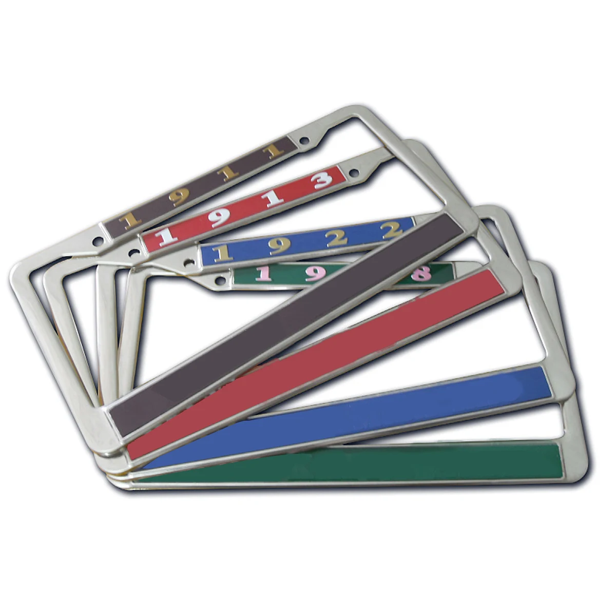 Embossed Printed License Plate Frame 1