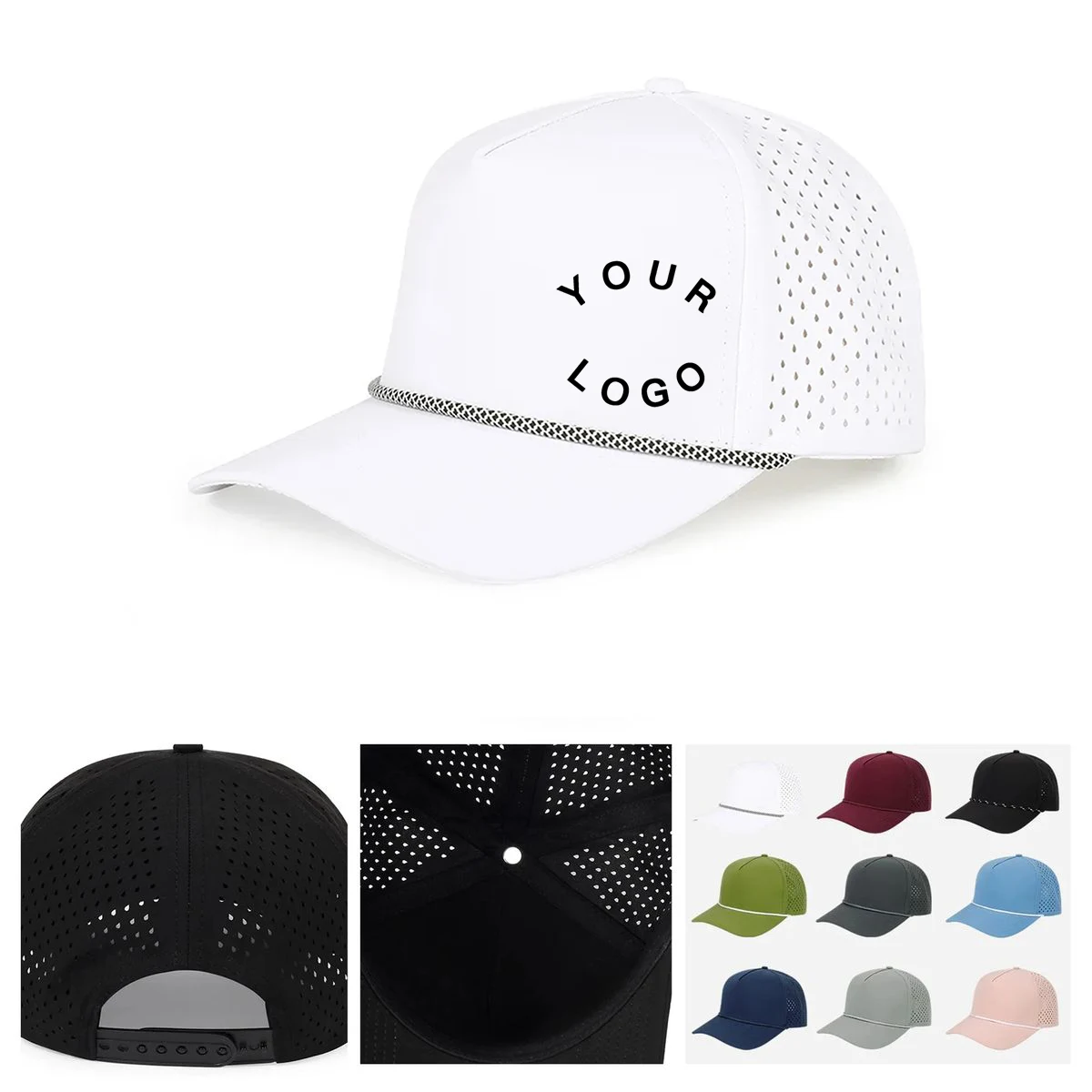 Cotton Baseball Cap With Curved Brim 1