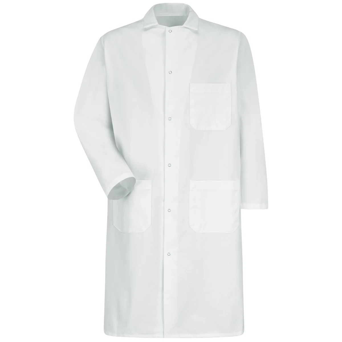 Red Kap® Gripper-Front Butcher Frock with Exterior Pocket 1