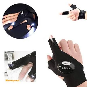 Hands Free LED Flashlight Gloves With Adjustable Strap 1