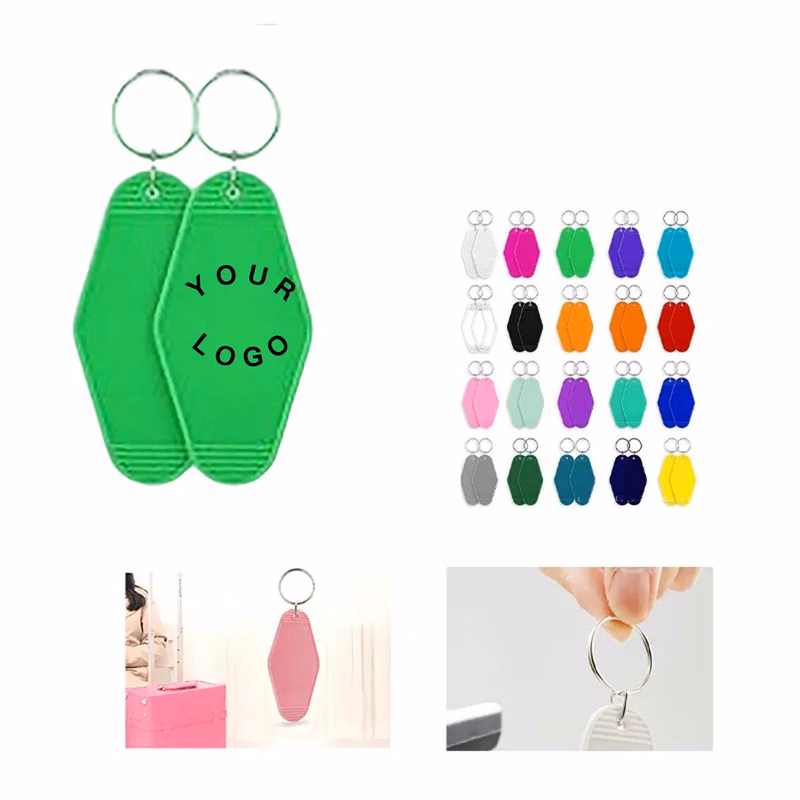 Colorful Diamond Keychain Tag for Promotions