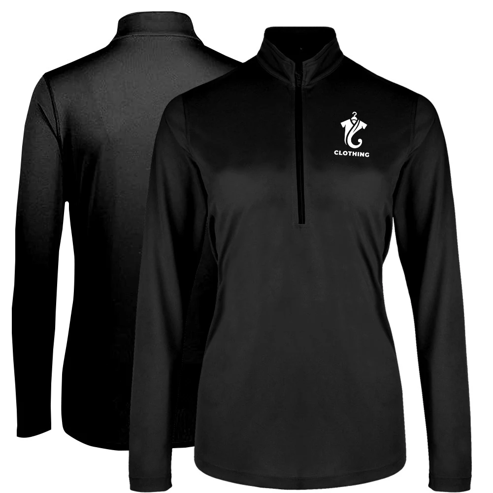 Women's Uv Micro Mesh Quarter Zip Pullover 1