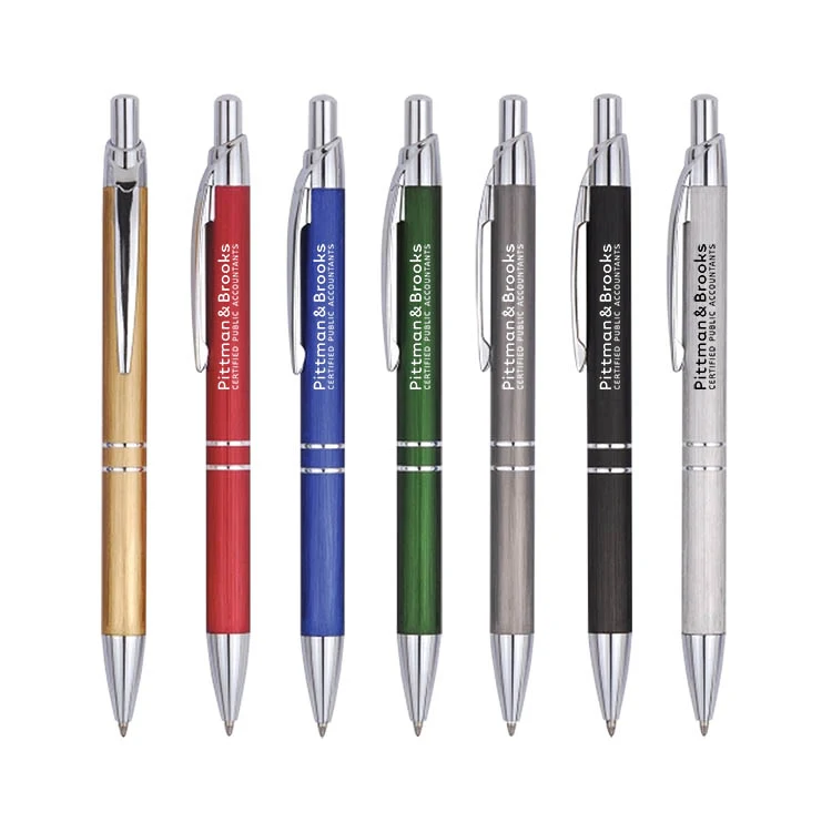 Click-Action Double Ring Ballpoint Metal Pen 1