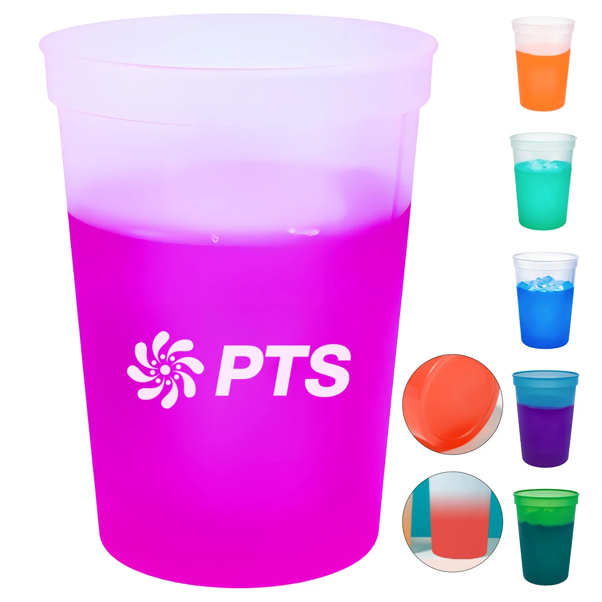 16oz Color Changing Stadium Cups 1