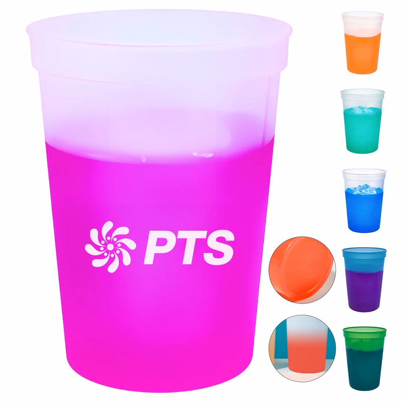16oz Color Changing Stadium Cups