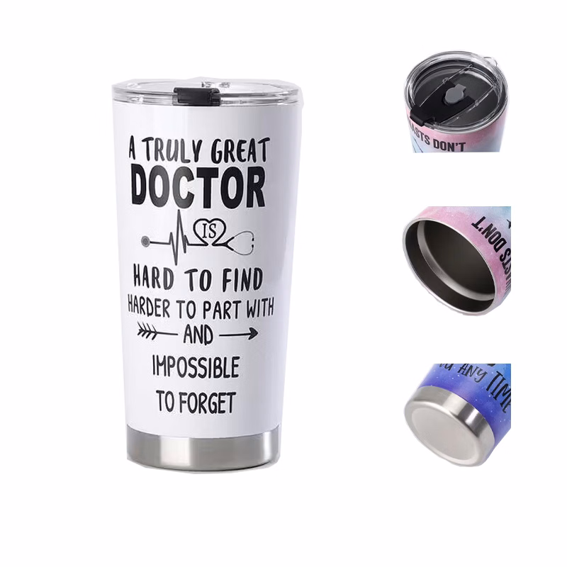 20 Oz. Stainless Steel Double Wall Auto Tumbler