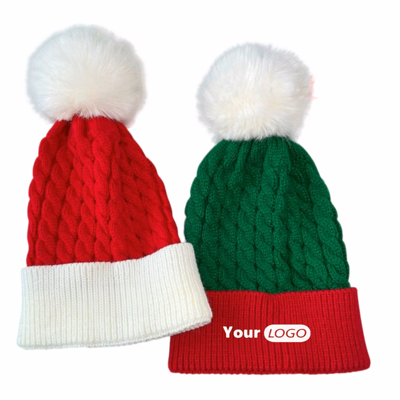 Festive Fluff Winter Knitted Toque