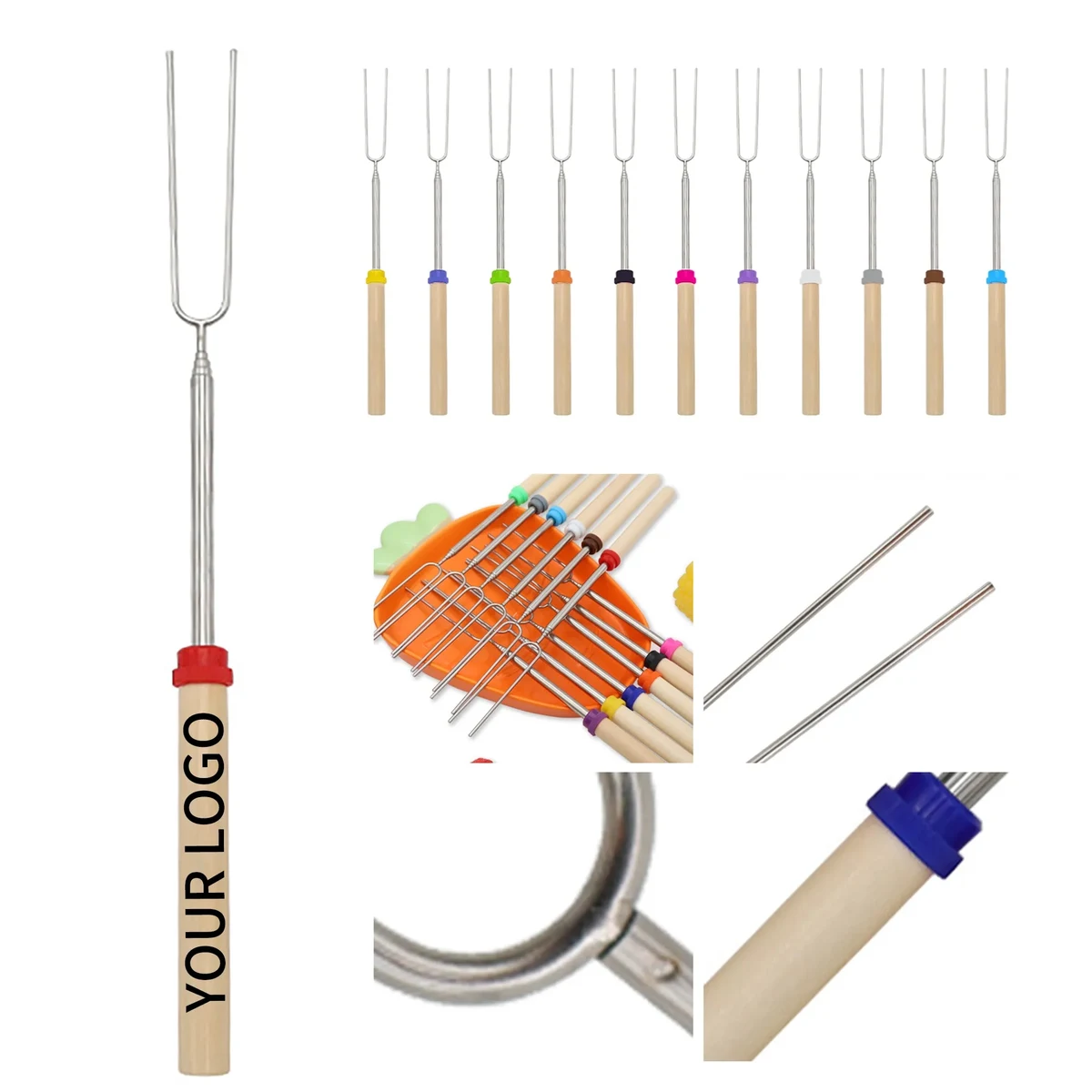 Telescopic BBQ Forks 1