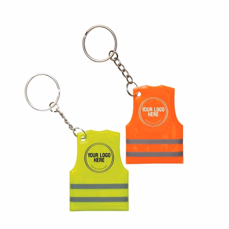 Mini Reflective Vest Keychain
