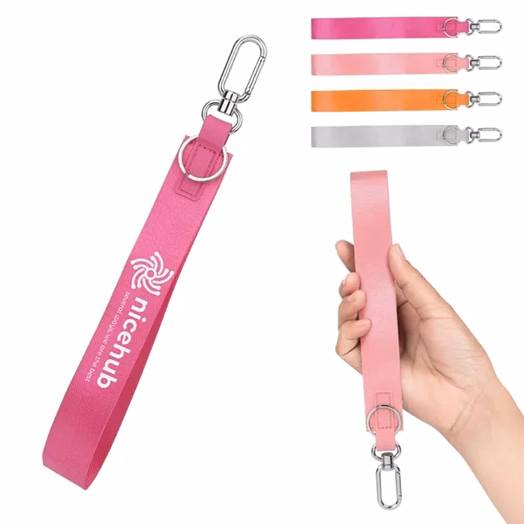 Screen Printed Wristlet Keychain With Key Holder