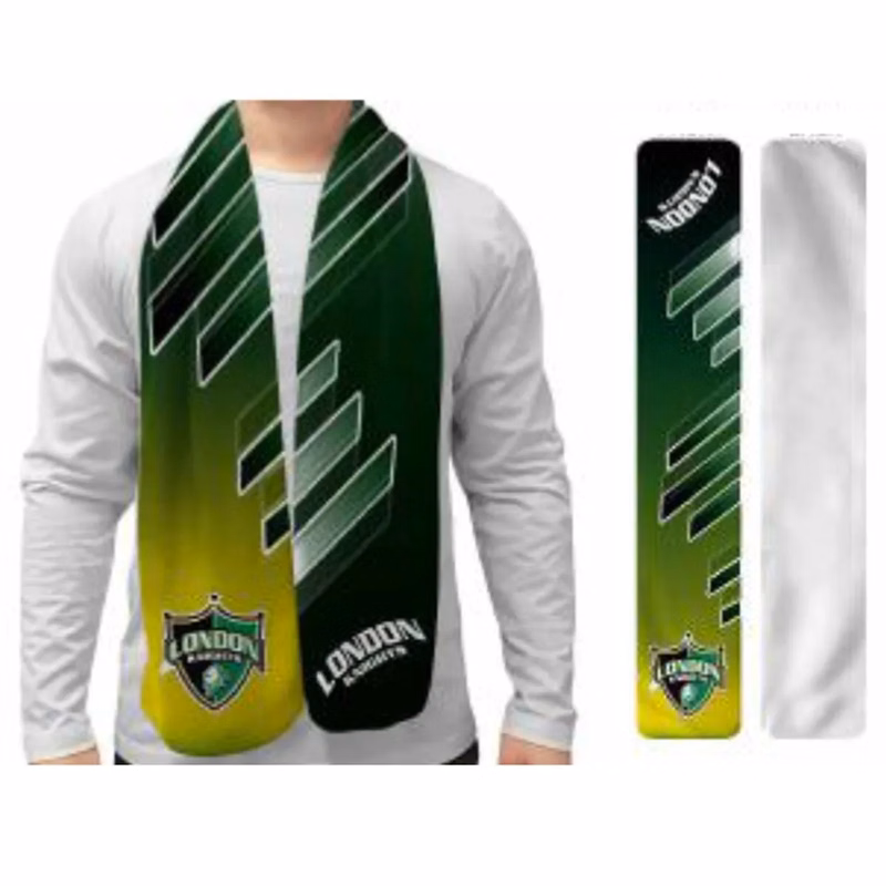 Sublimated Imported Fleece Scarf, 8x60