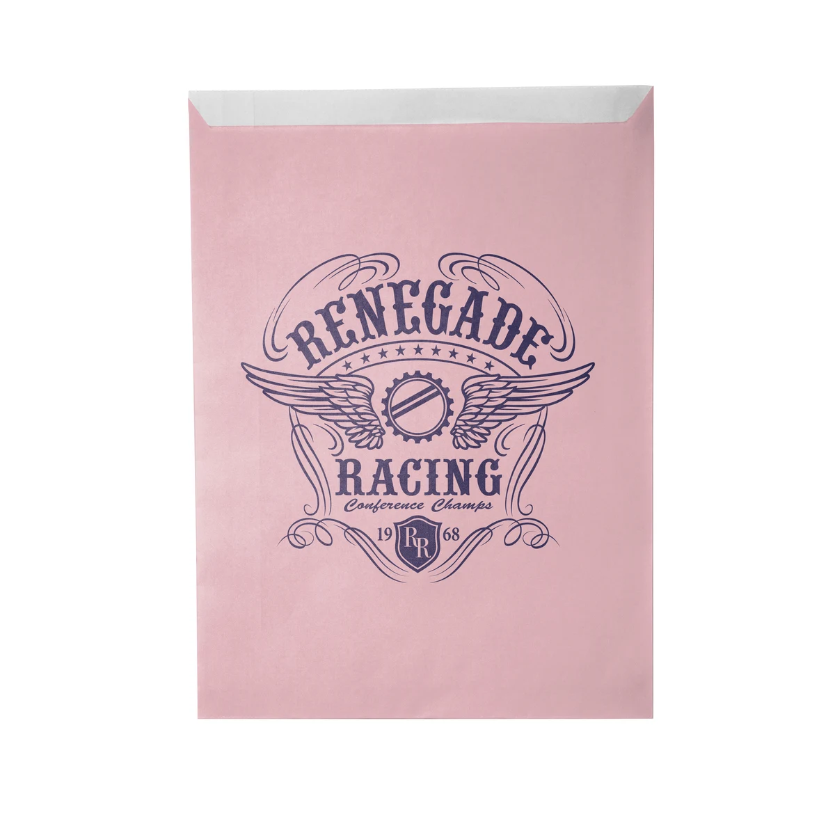 One-color Colored Paper Bag Pink (8.5"W x 11"H) 1
