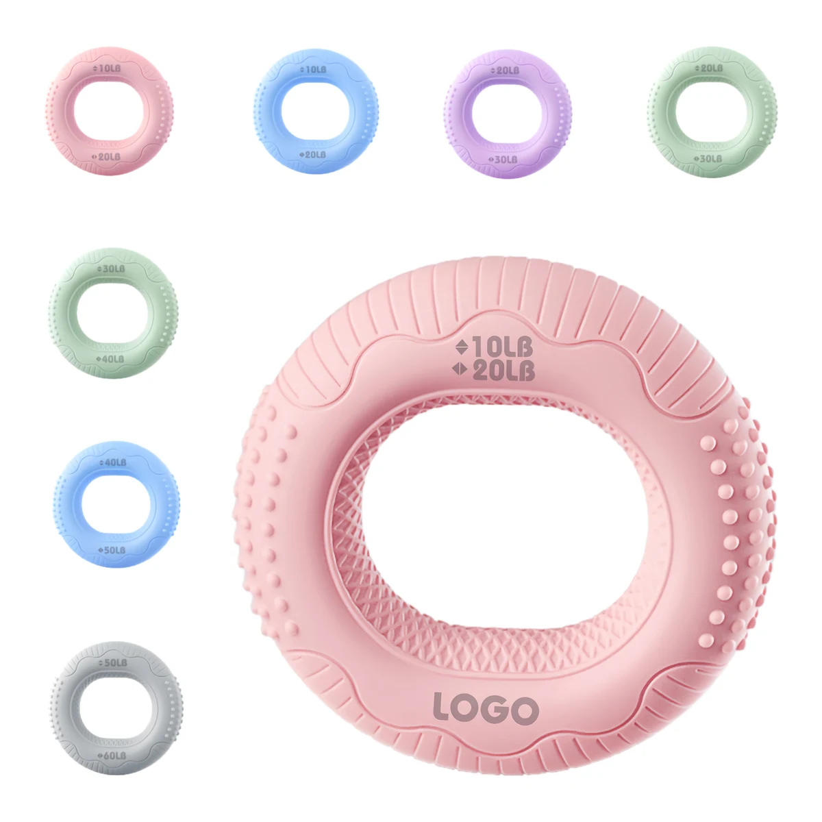 Silicone Dual-resistance Hand Grip Ring 1