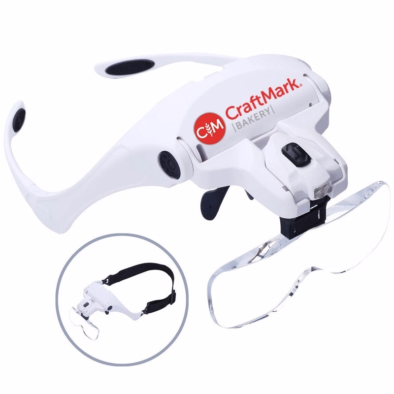 LED Head Mount Magnifier Headband