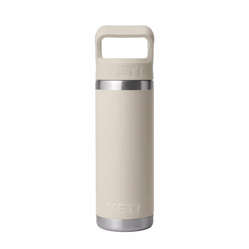Yeti 18 oz Rambler Straw Bottle with Color-Matched Straw Lid