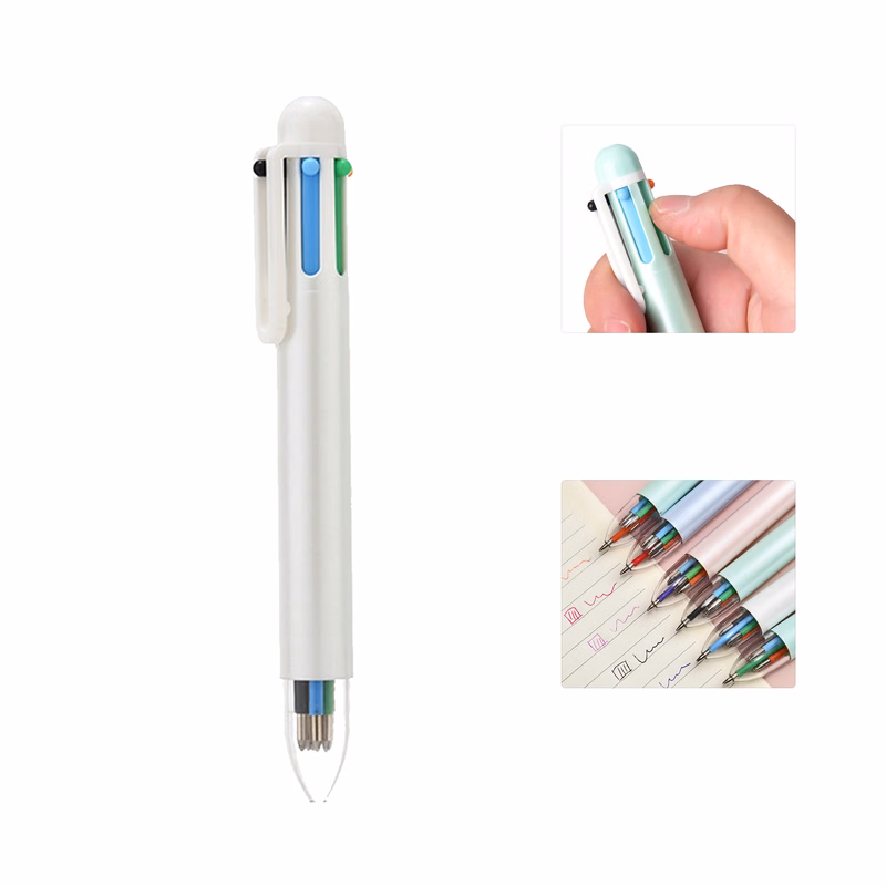 Full Color Six Color Press Type Ballpoint Pen