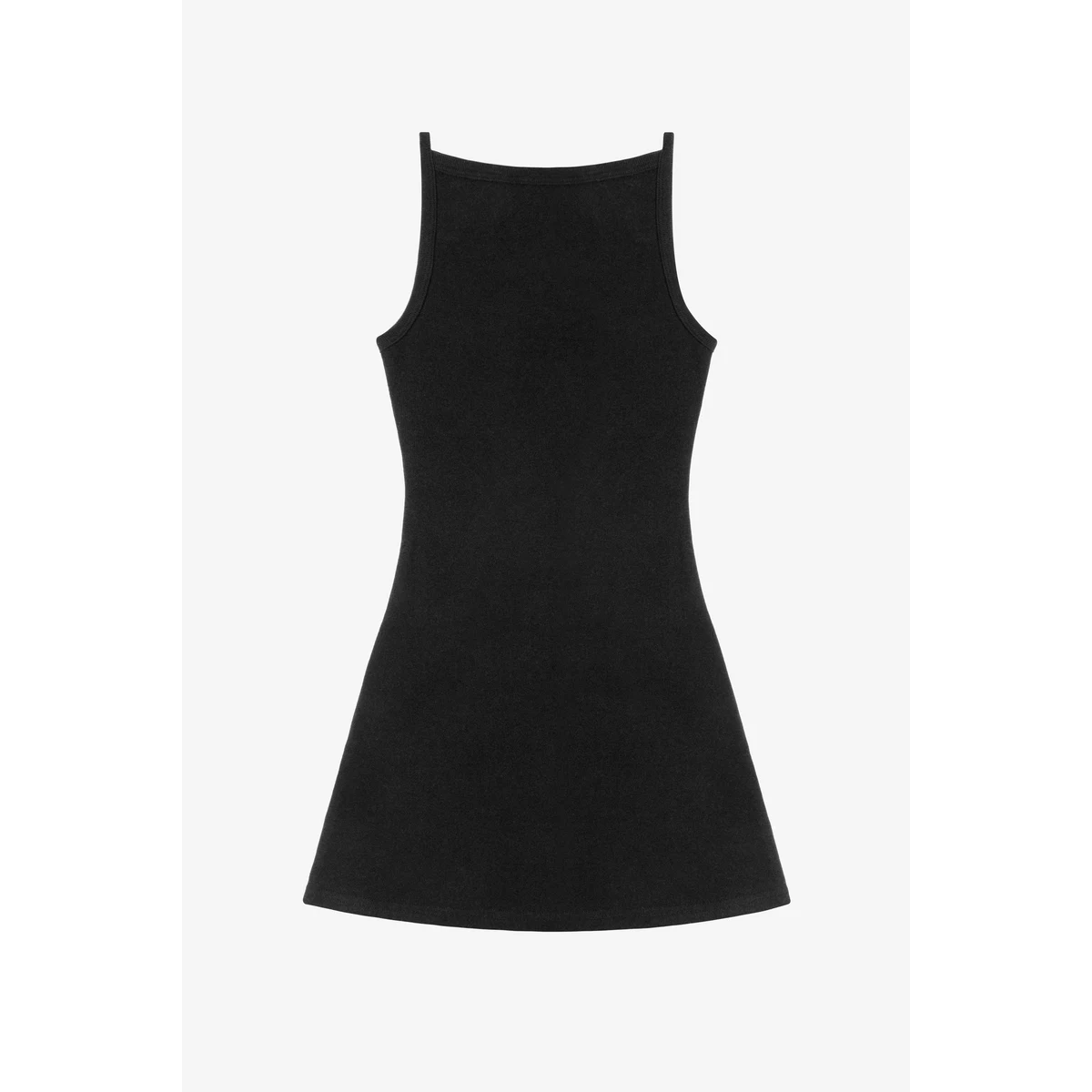 14/1 RIB SPAGHETTI BOATNECK DRESS 1