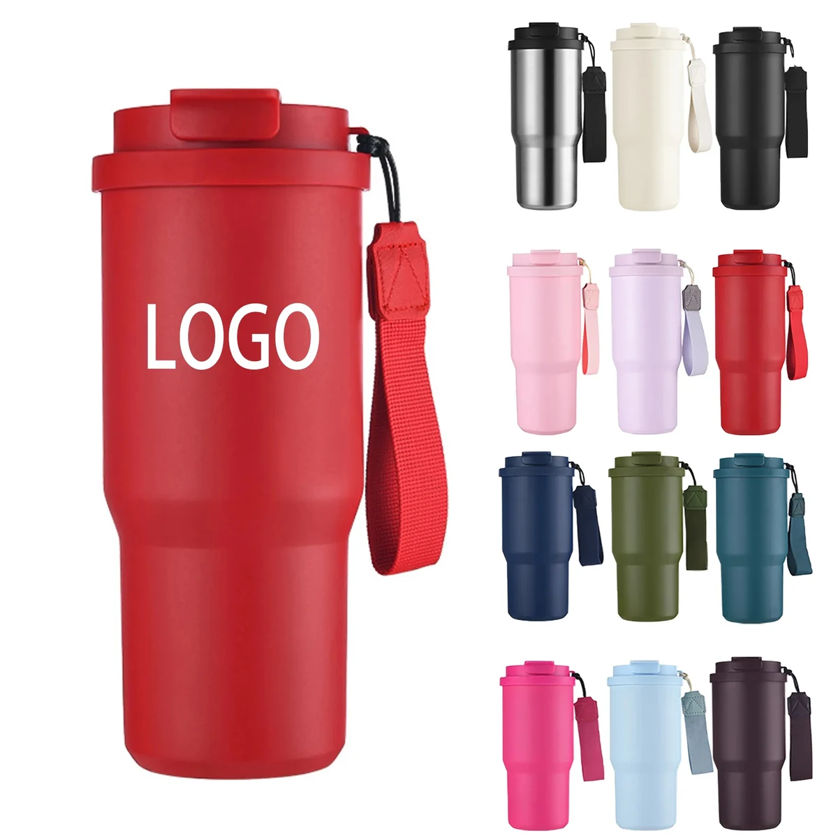 25 OZ Tumbler with Rope and Straw 1