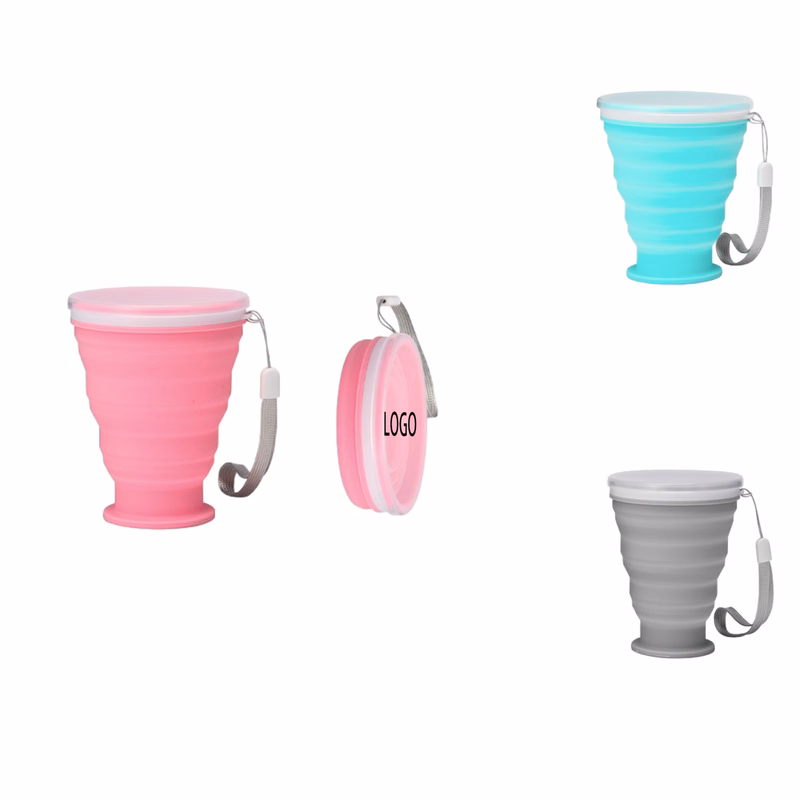 10oz Foldable Silicone Water Cup