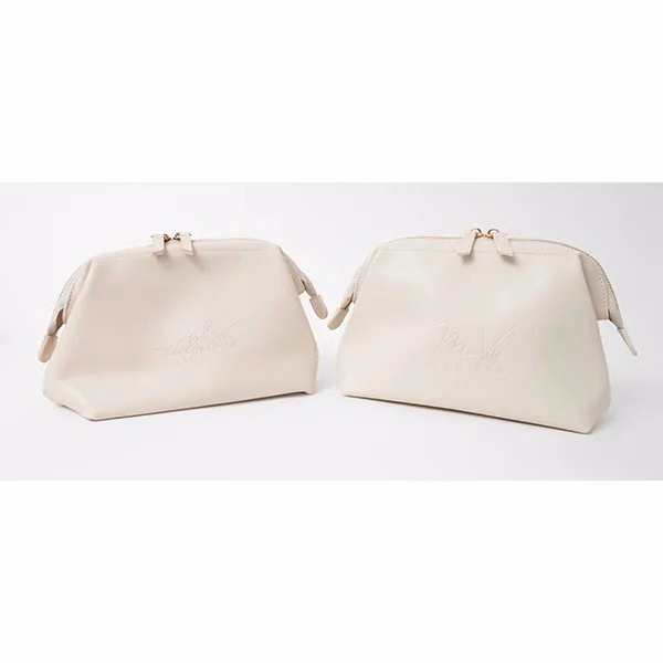 Vegan Leather Wire Framed Travel Case