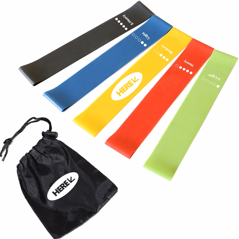 Eco-Friendly TPE Yoga Resistance Bands with Multiple Resistance Levels