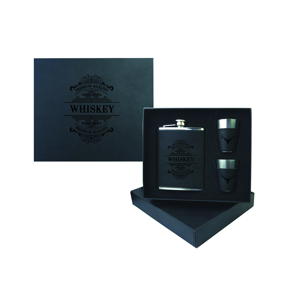 Flask and Shotglass Gift Set 1