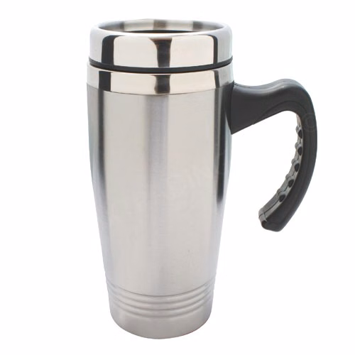 16oz Double Wall Stainless Steel Tumbler with Handle