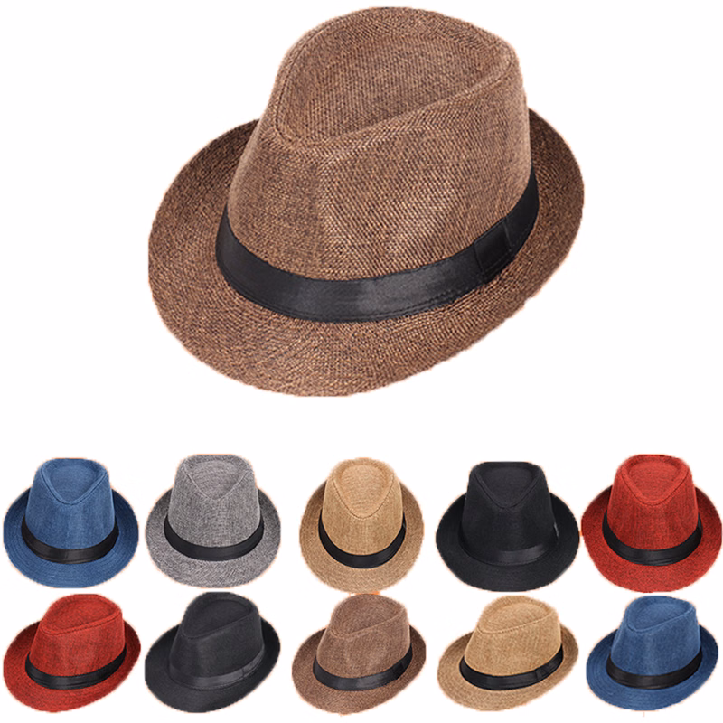 Retro Jazz Straw Hat