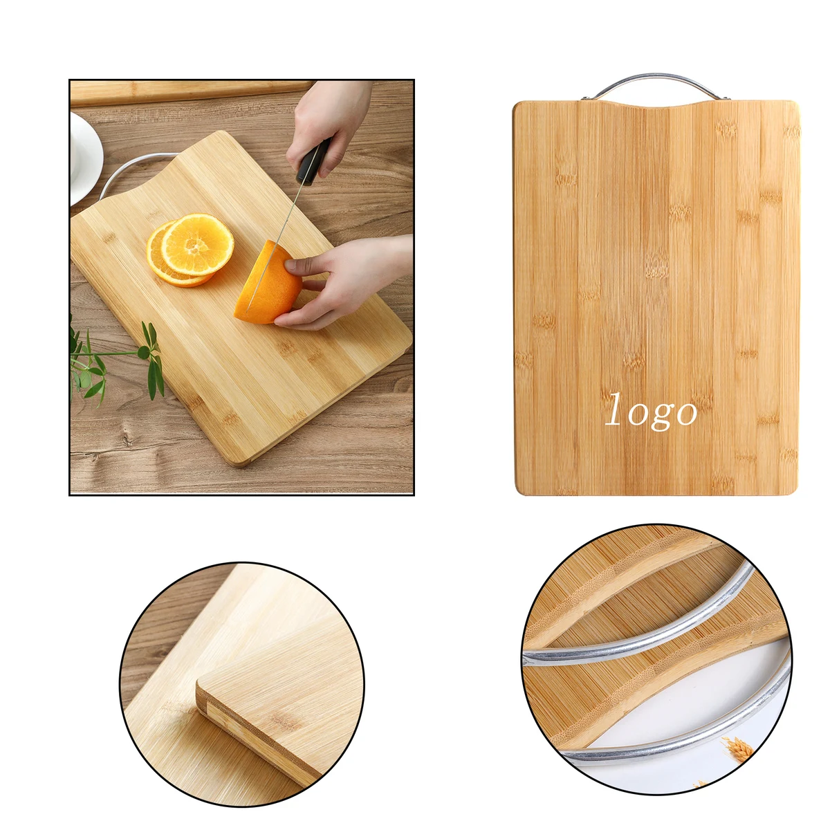 Kitchen Cutting Board For Vegetables And Fruits Made Of Bamboo 1