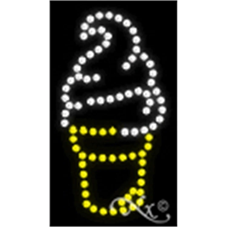 Ice Cream Logo LED Sign 1